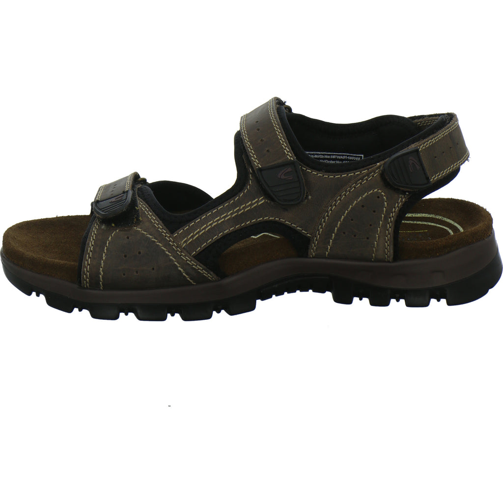 camel active Twist Herren Sandaletten Dunkelbraun