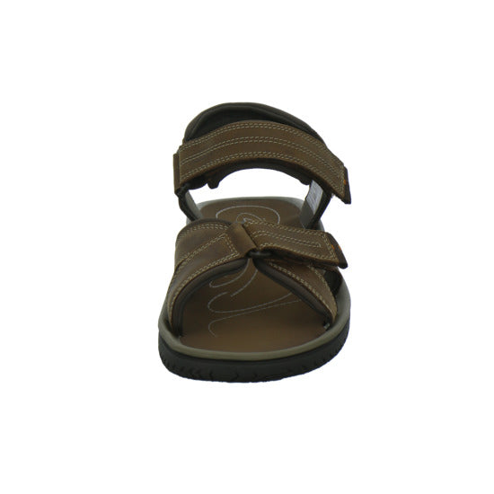 Clarks Wesley Shore Herren Sandaletten Dunkelbraun - 360° Ansicht