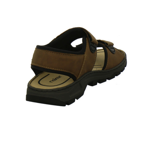 Rieker Herren Sandaletten Dunkelbraun