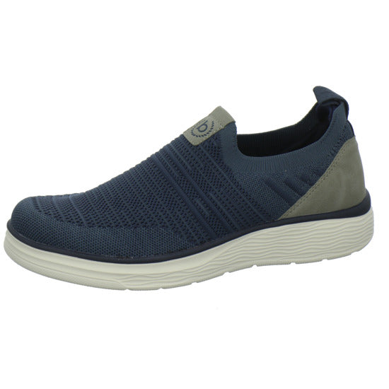 Bugatti Classic Astra Slipper Dunkelblau - 360° Ansicht