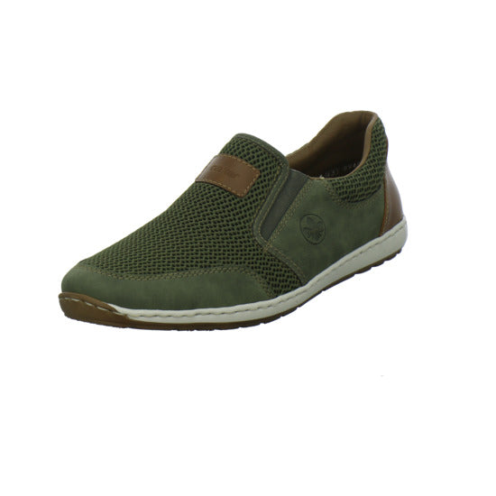 Rieker Slipper oliv - 360° Ansicht