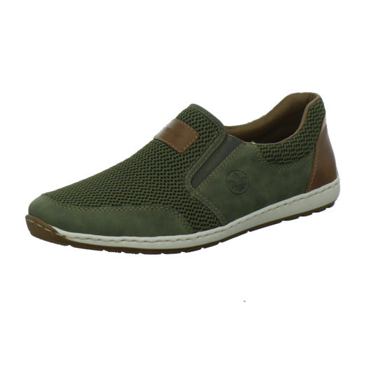 Rieker Slipper oliv - 360° Ansicht