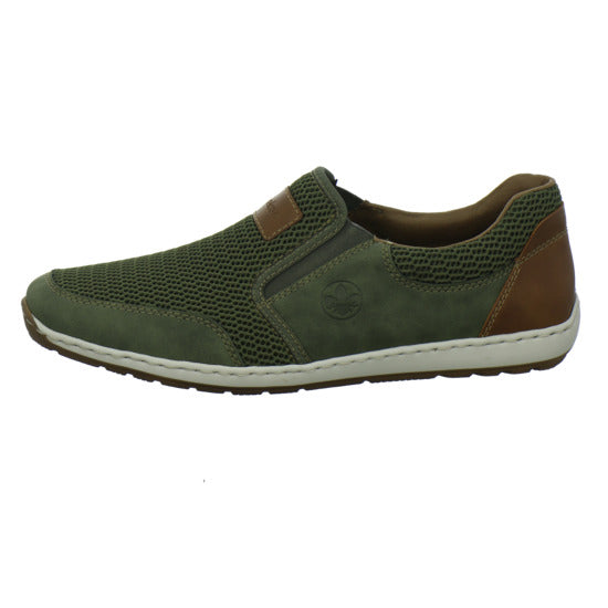 Rieker Slipper oliv - 360° Ansicht