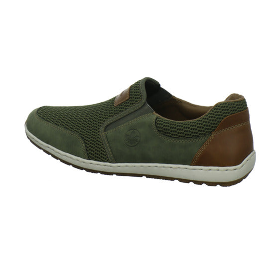 Rieker Slipper oliv - 360° Ansicht