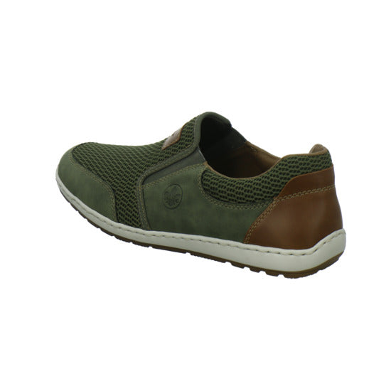 Rieker Slipper oliv - 360° Ansicht
