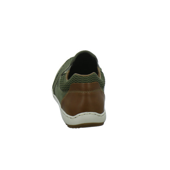 Rieker Slipper oliv - 360° Ansicht