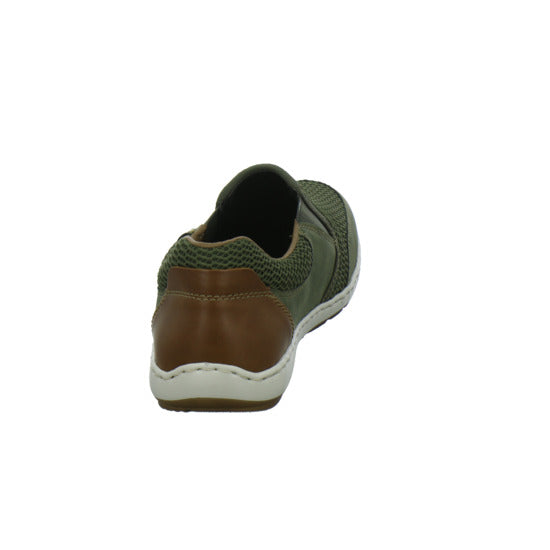 Rieker Slipper oliv - 360° Ansicht