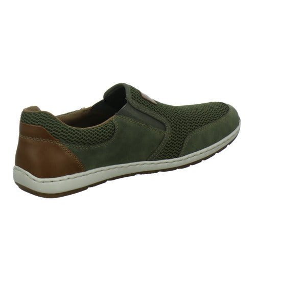 Rieker Slipper oliv - 360° Ansicht