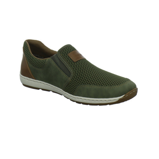 Rieker Slipper oliv - 360° Ansicht