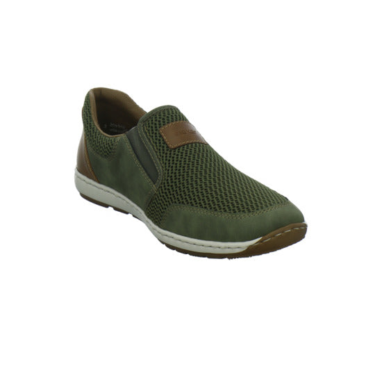 Rieker Slipper oliv - 360° Ansicht