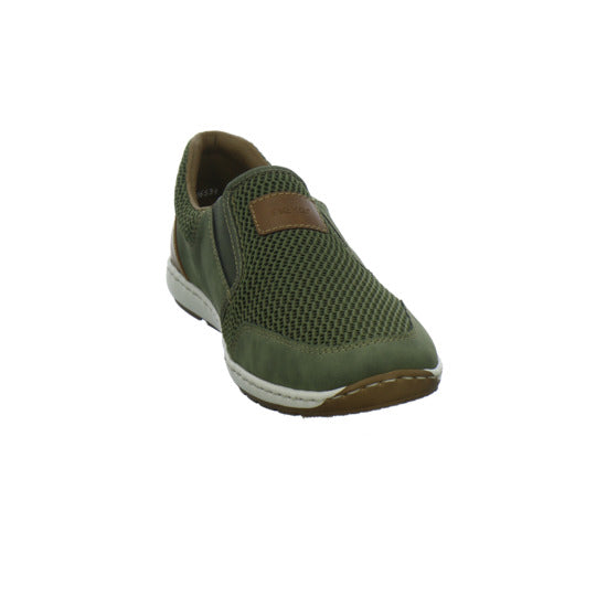 Rieker Slipper oliv - 360° Ansicht