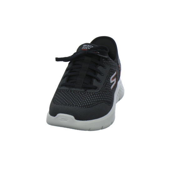 Skechers Go Walk Slip-Ins Schnürhalbschuhe Schwarz - 360° Ansicht