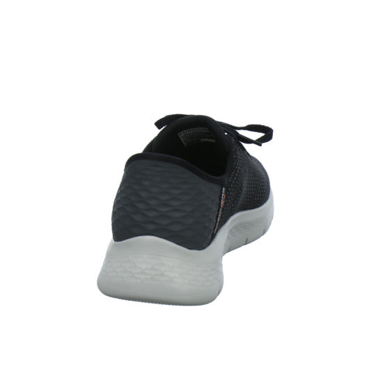 Skechers Go Walk Slip-Ins Schnürhalbschuhe Schwarz - 360° Ansicht