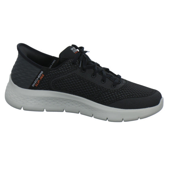 Skechers Go Walk Slip-Ins Schnürhalbschuhe Schwarz - 360° Ansicht
