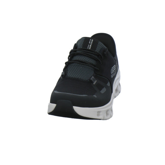 Skechers Glide Step Schnürhalbschuhe Schwarz - 360° Ansicht
