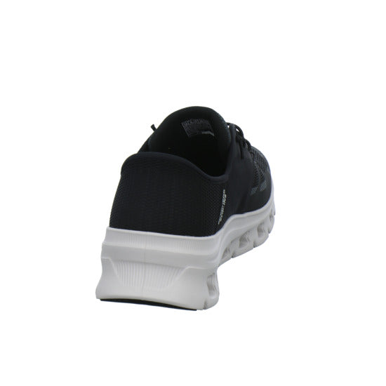 Skechers Glide Step Schnürhalbschuhe Schwarz - 360° Ansicht