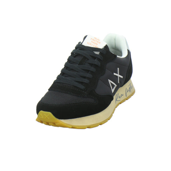 SUN68 Tom Vintage Schnürhalbschuhe Schwarz - 360° Ansicht