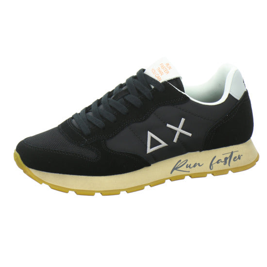 SUN68 Tom Vintage Schnürhalbschuhe Schwarz - 360° Ansicht