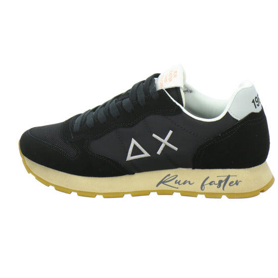 SUN68 Tom Vintage Schnürhalbschuhe Schwarz - 360° Ansicht