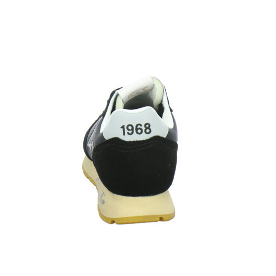 SUN68 Tom Vintage Schnürhalbschuhe Schwarz - 360° Ansicht