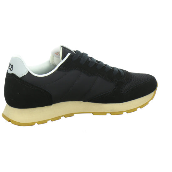 SUN68 Tom Vintage Schnürhalbschuhe Schwarz - 360° Ansicht
