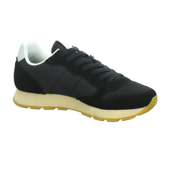 SUN68 Tom Vintage Schnürhalbschuhe Schwarz - 360° Ansicht
