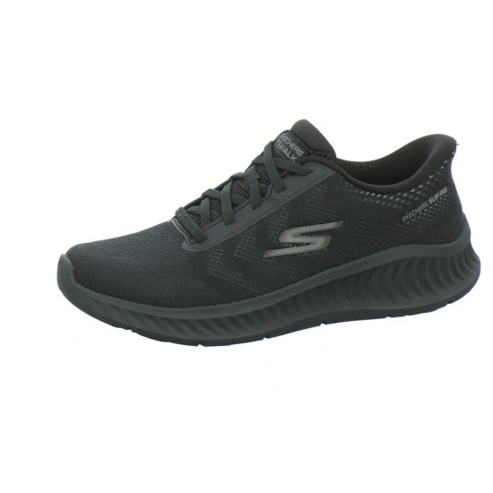 Skechers GO WALK NOW Schnürhalbschuhe Schwarz