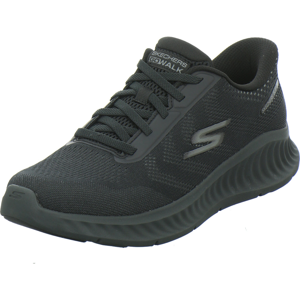 Skechers GO WALK NOW Schnürhalbschuhe Schwarz