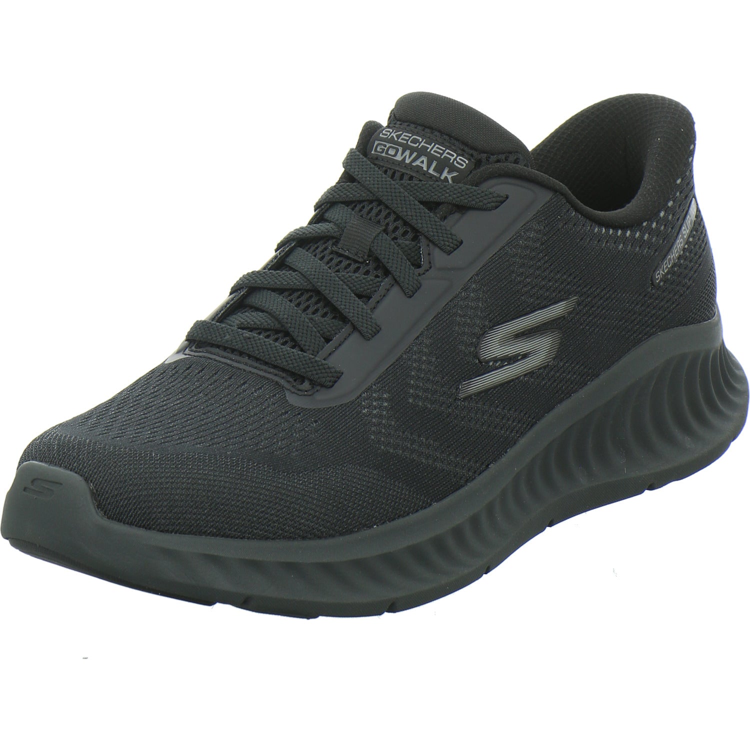 Skechers GO WALK NOW Schnürhalbschuhe Schwarz