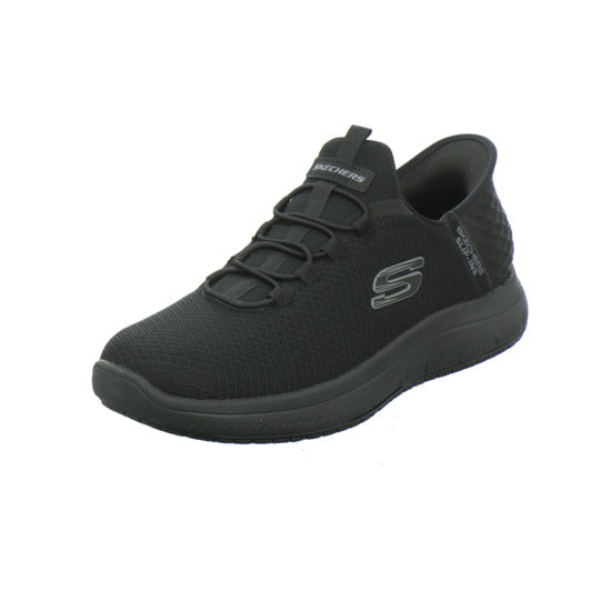 Skechers Slip Ins Work Schnürhalbschuhe Schwarz