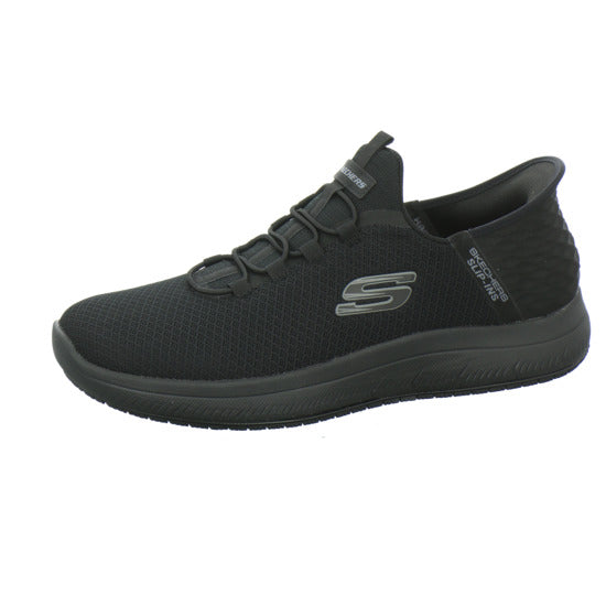 Skechers Slip Ins Work Schnürhalbschuhe Schwarz