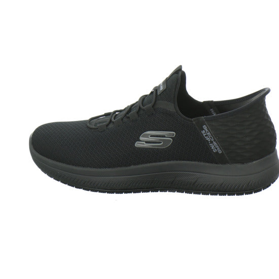 Skechers Slip Ins Work Schnürhalbschuhe Schwarz
