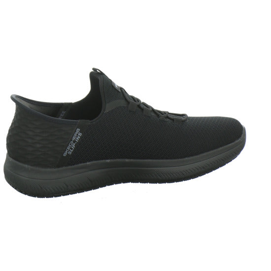 Skechers Slip Ins Work Schnürhalbschuhe Schwarz