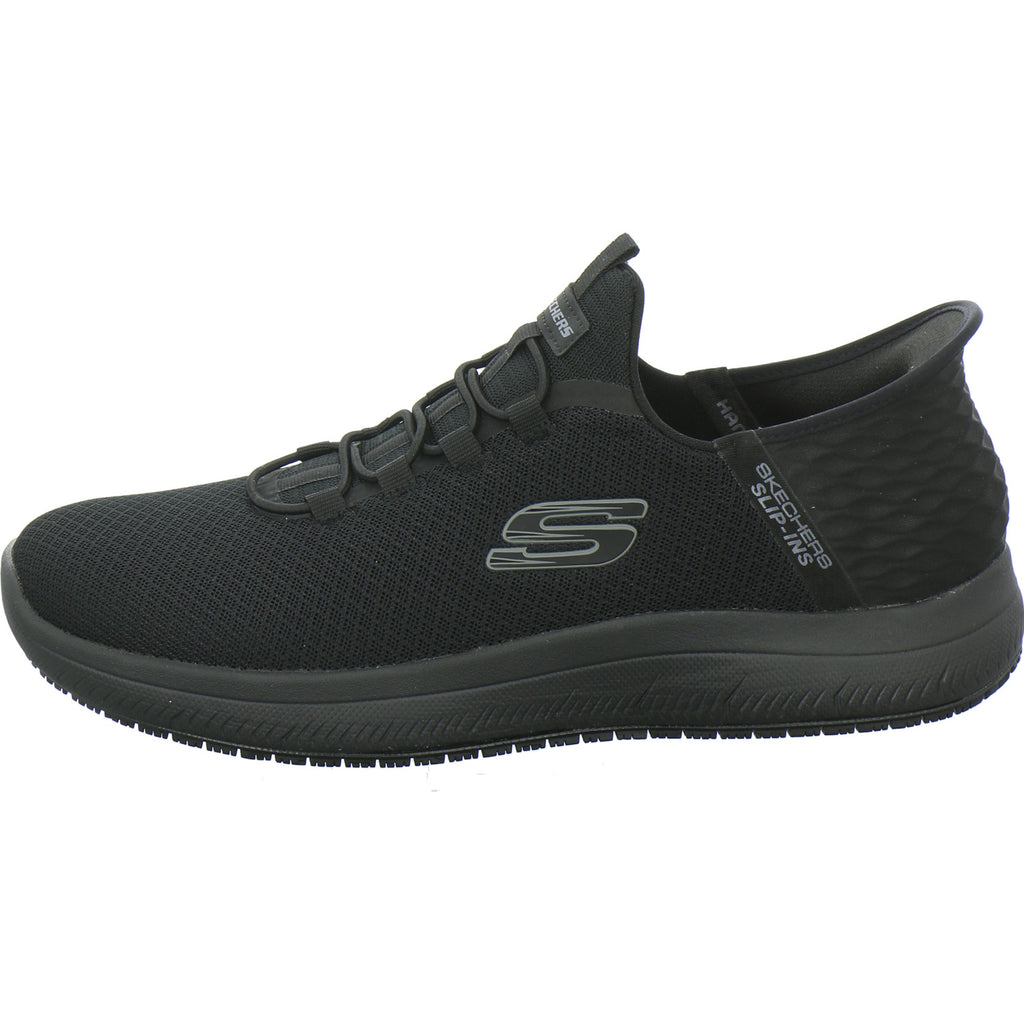 Skechers Slip Ins Work Schnürhalbschuhe Schwarz