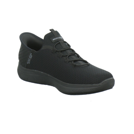Skechers Slip Ins Work Schnürhalbschuhe Schwarz
