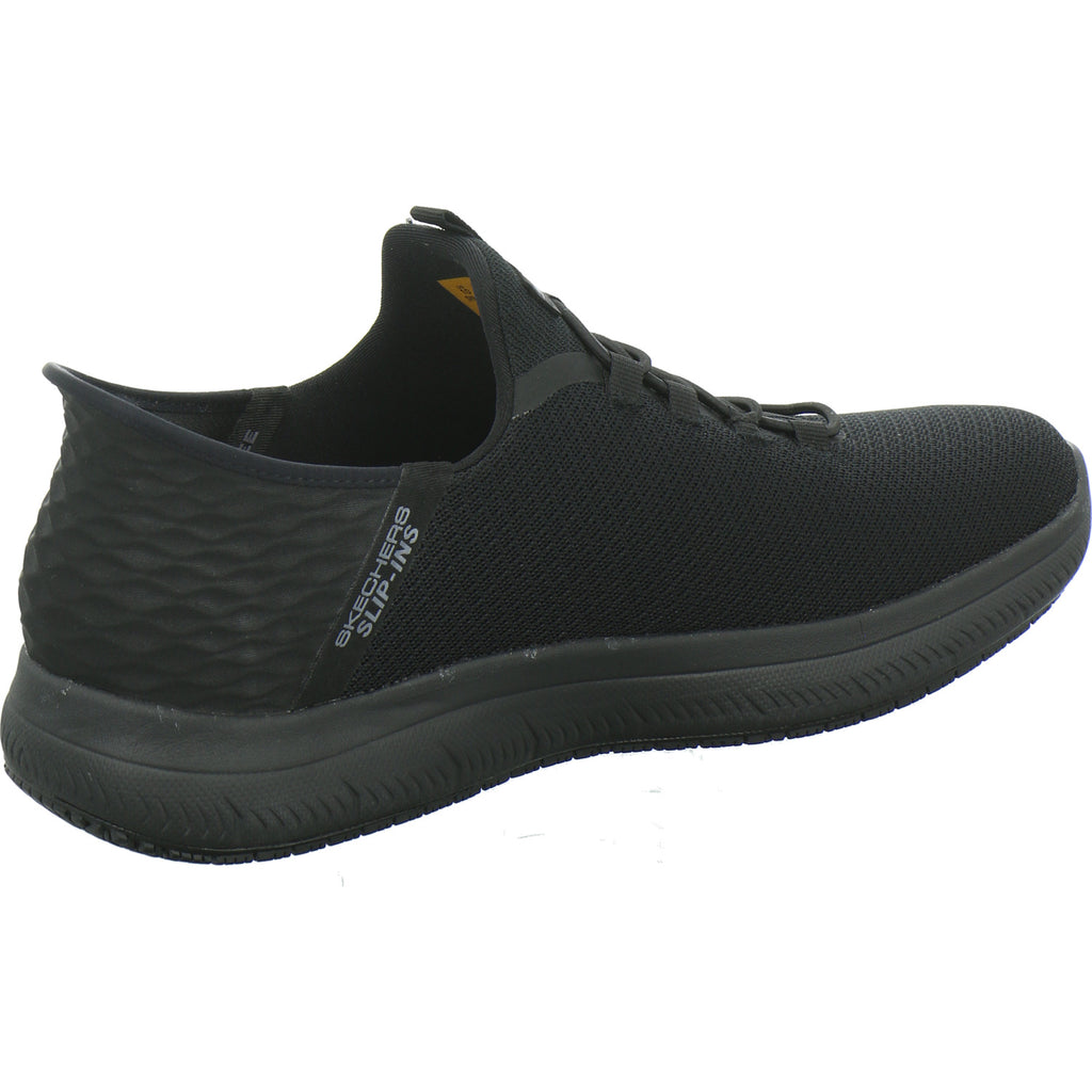 Skechers Slip Ins Work Schnürhalbschuhe Schwarz