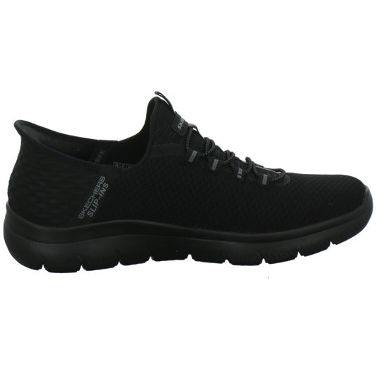 Skechers Summit Slip-Ins Schnürhalbschuhe Schwarz - 360° Ansicht