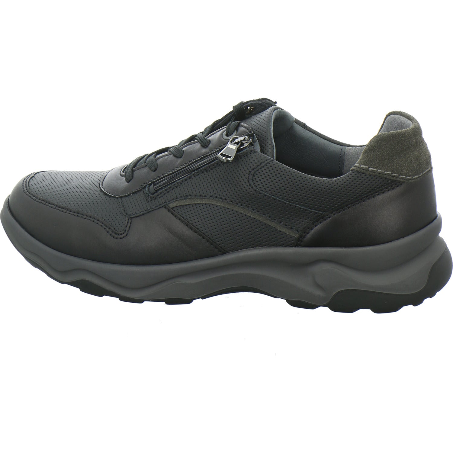 Waldläufer H-Max Schnürhalbschuhe Schwarz