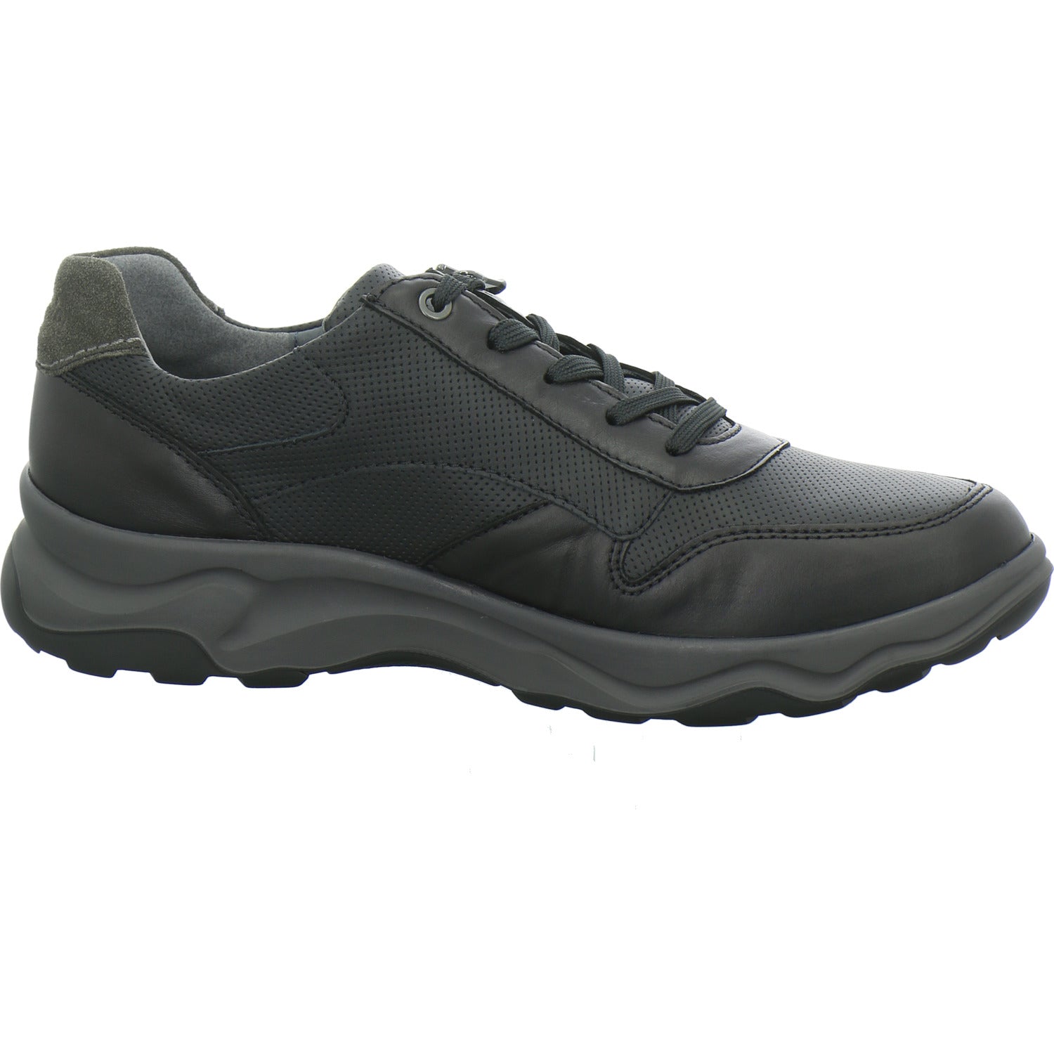 Waldläufer H-Max Schnürhalbschuhe Schwarz