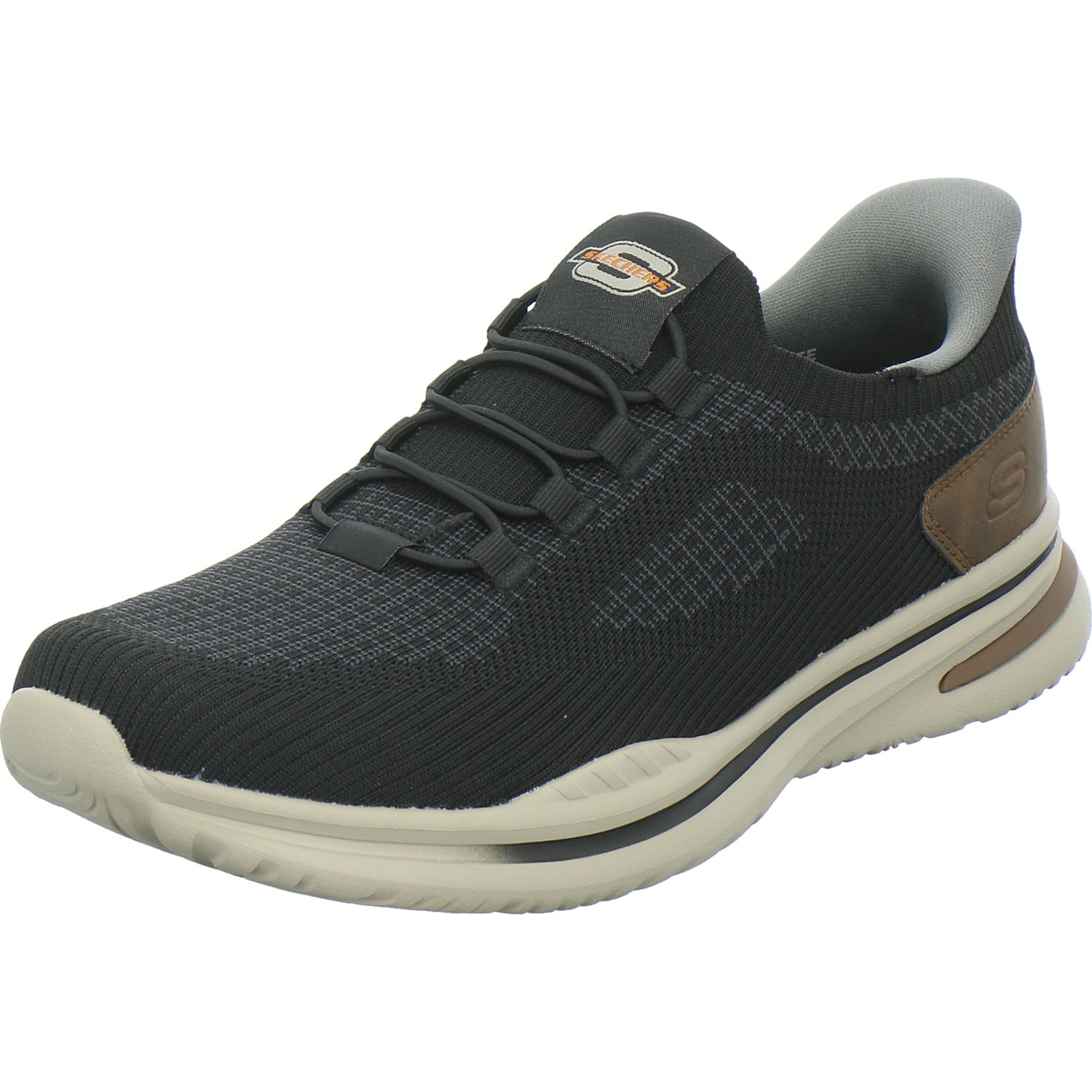 Skechers Sneaker Herren Norlan Slip Ins Schwarz-kombi