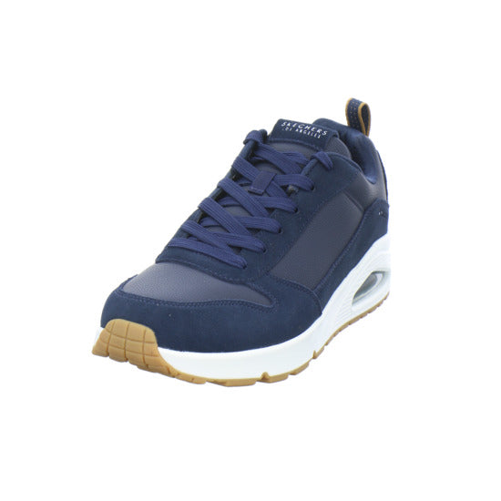 Skechers UNO Schnürhalbschuhe Dunkelblau - 360° Ansicht
