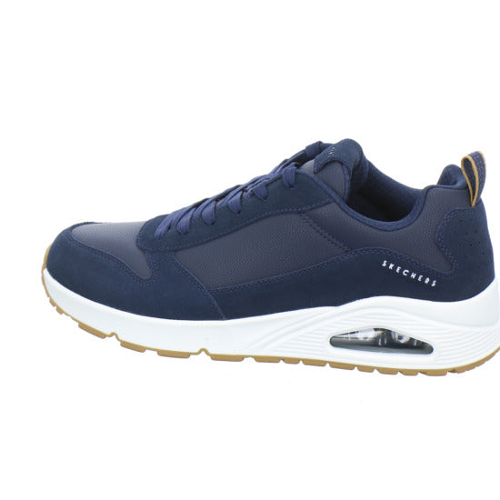 Skechers UNO Schnürhalbschuhe Dunkelblau - 360° Ansicht