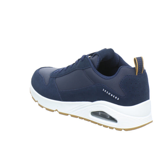Skechers UNO Schnürhalbschuhe Dunkelblau - 360° Ansicht