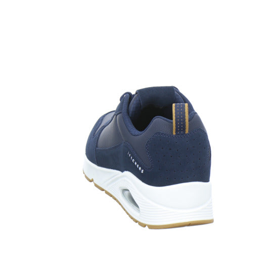 Skechers UNO Schnürhalbschuhe Dunkelblau - 360° Ansicht