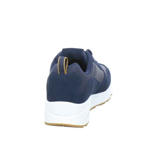 Skechers UNO Schnürhalbschuhe Dunkelblau - 360° Ansicht