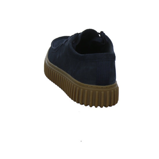 Clarks Torhill Schnürhalbschuhe Dunkelblau - 360° Ansicht