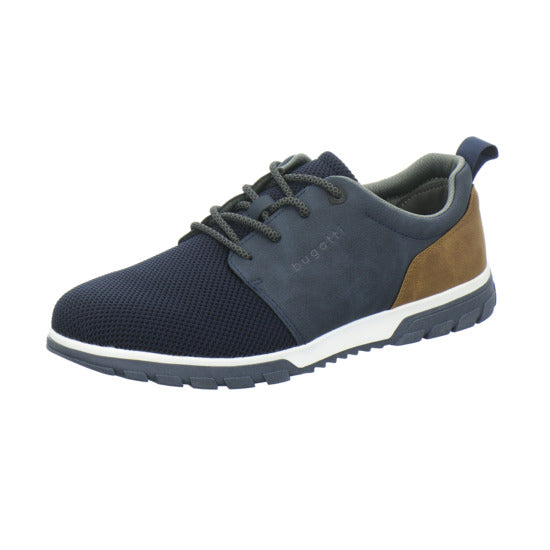 Bugatti Classic Sonar Exko Schnürhalbschuhe Dunkelblau - 360° Ansicht