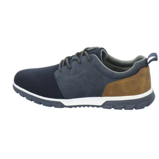 Bugatti Classic Sonar Exko Schnürhalbschuhe Dunkelblau - 360° Ansicht