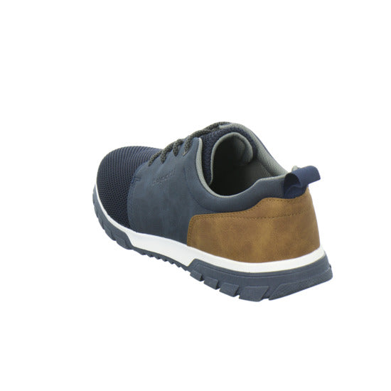 Bugatti Classic Sonar Exko Schnürhalbschuhe Dunkelblau - 360° Ansicht