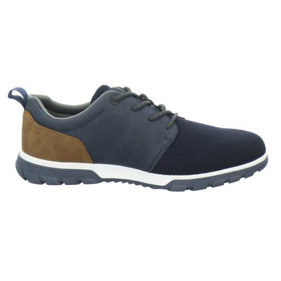 Bugatti Classic Sonar Exko Schnürhalbschuhe Dunkelblau - 360° Ansicht